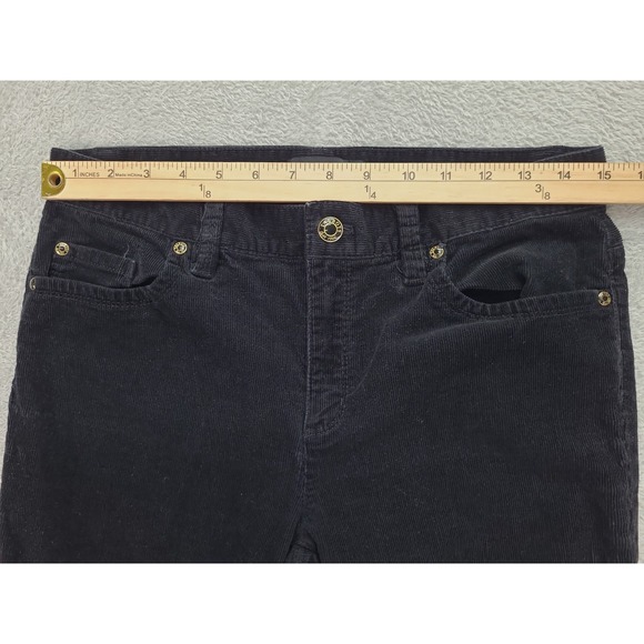 Talbots‎ Corduroy Pants Sz 6 Black Signature Boot Mid Rise 30X31 Stretch Preppy - Picture 8 of 12
